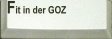 Fit in der GOZ